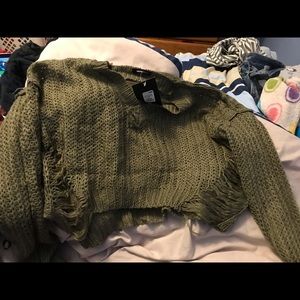 Cropped sweater